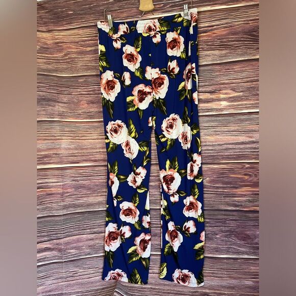 Iman Flowered Stretchable Pants. Size X-Large. - Picture 4 of 4